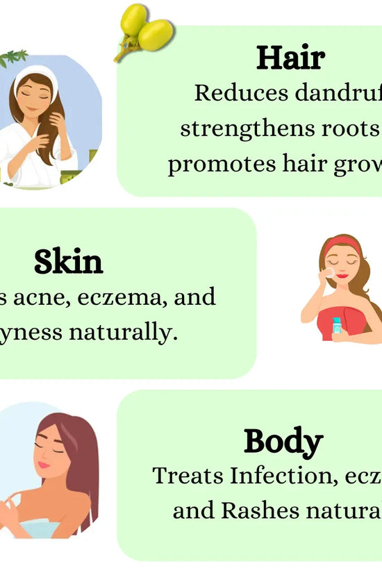 Cold Pressed Neem Oil for Hair, Skin & Scalp – 100% Pure | Be Organic Be Organic