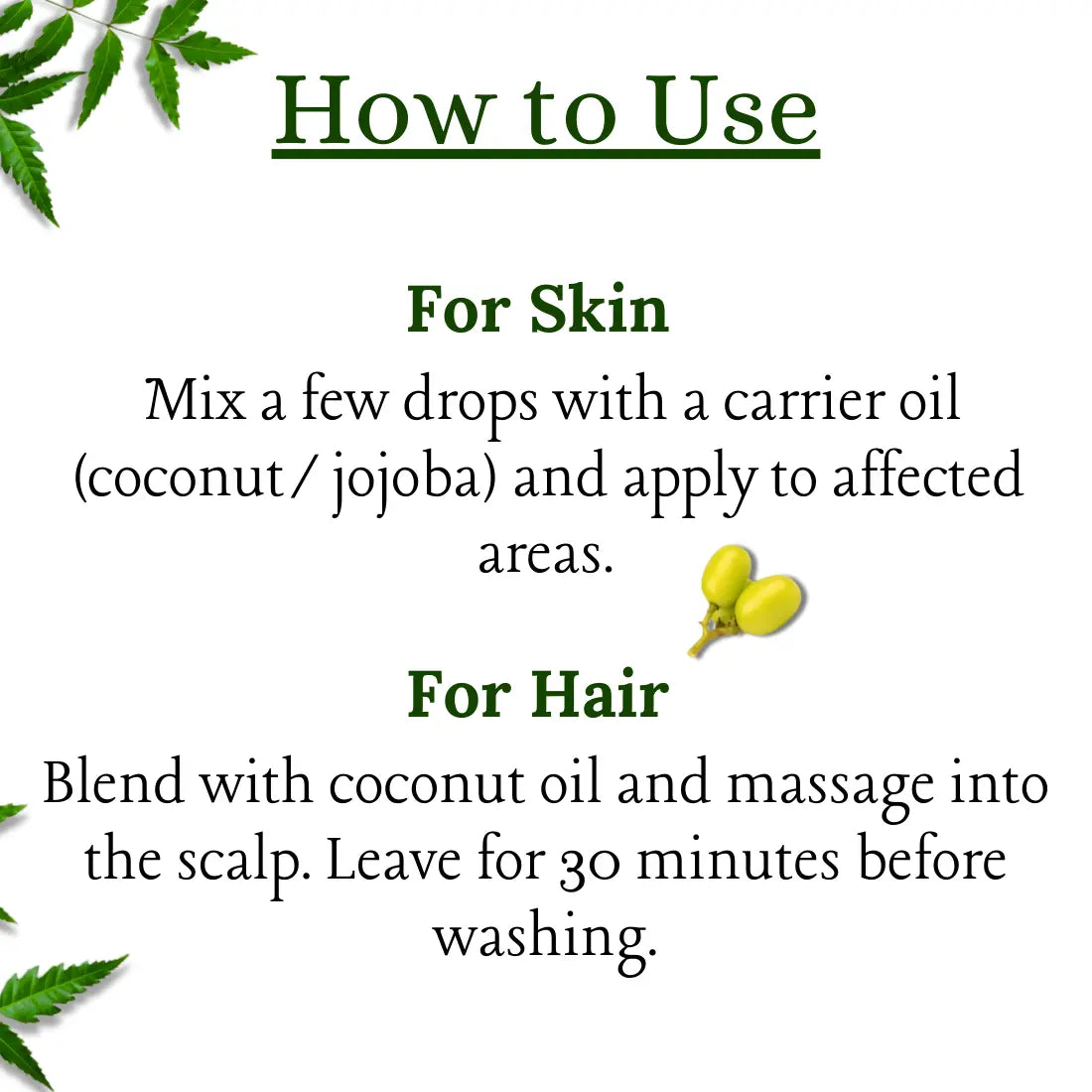 Cold Pressed Neem Oil for Hair, Skin & Scalp – 100% Pure | Be Organic Be Organic