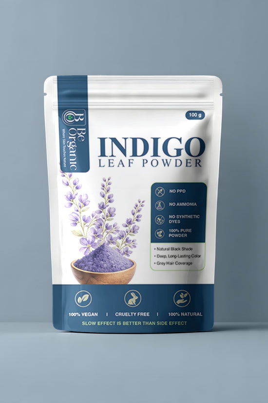Be Organic 100% Pure Indigo Leaf Powder | Natural Hair Color (100g)