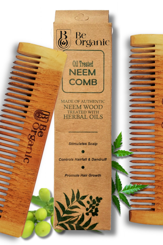Neem Wood Pocket Comb Be Organic