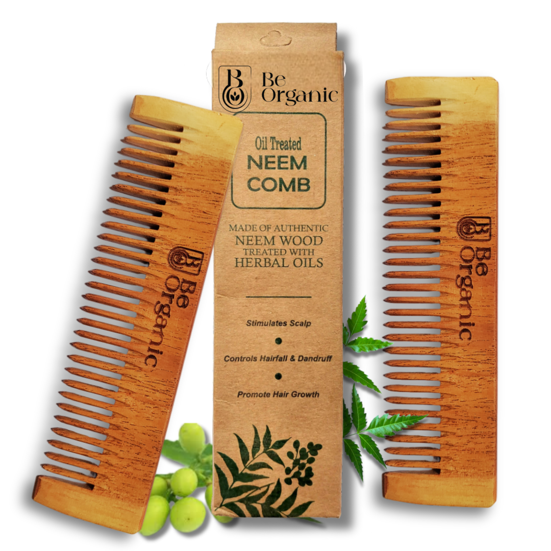 Neem Wood Pocket Comb Be Organic