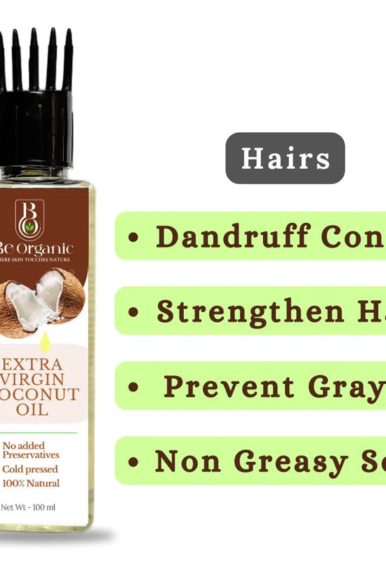 Virgin Coconut Oil for Hair & Skin | Organic & Pure (100 ml) Be Organic