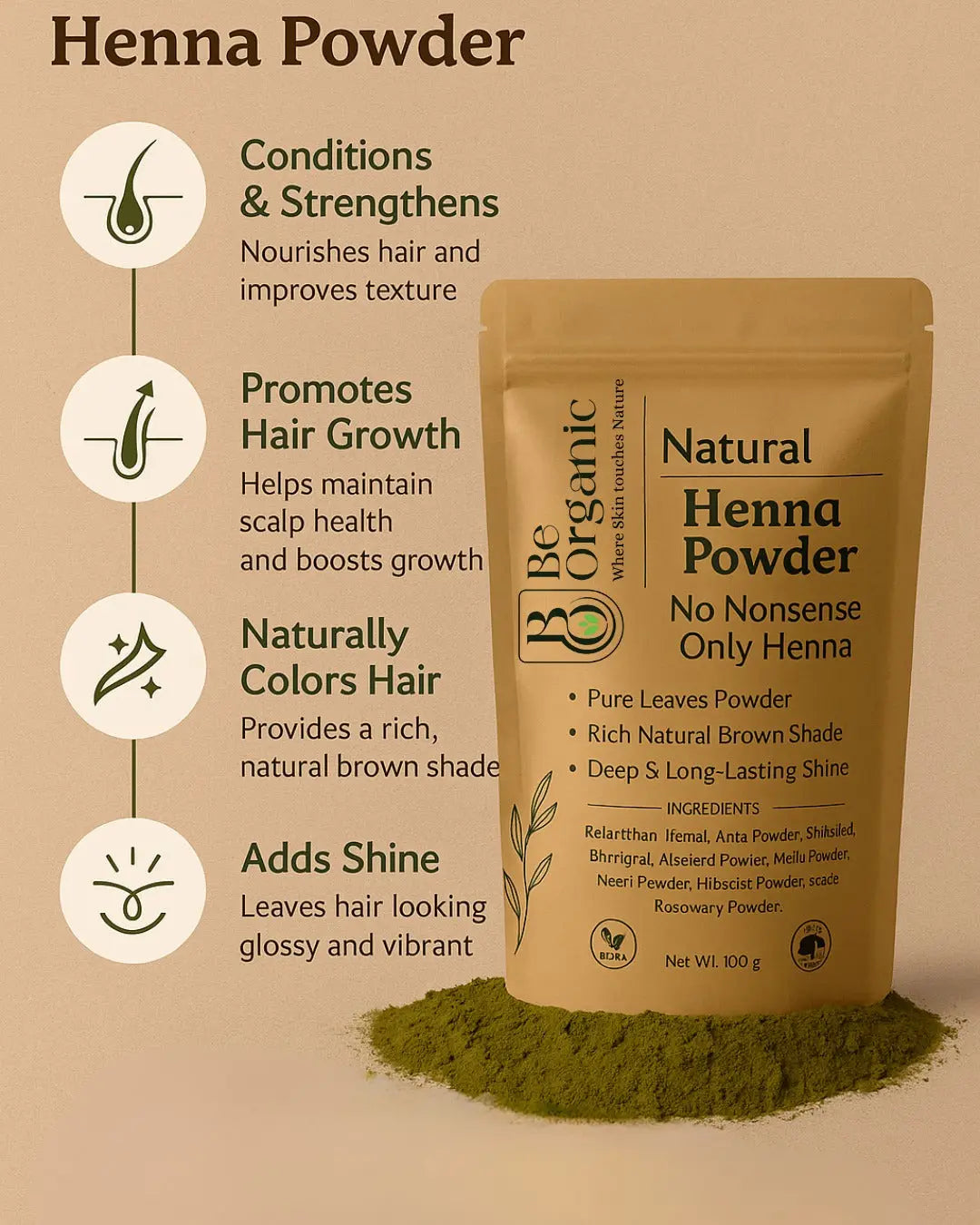 Henna Powder Be Organic