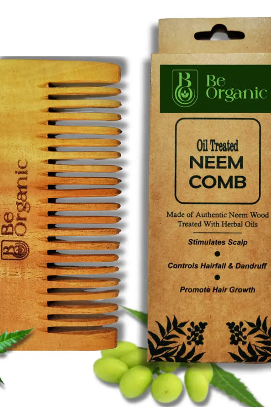 Neem Wood  Comb for Hair After Shampoo Comb Be Organic