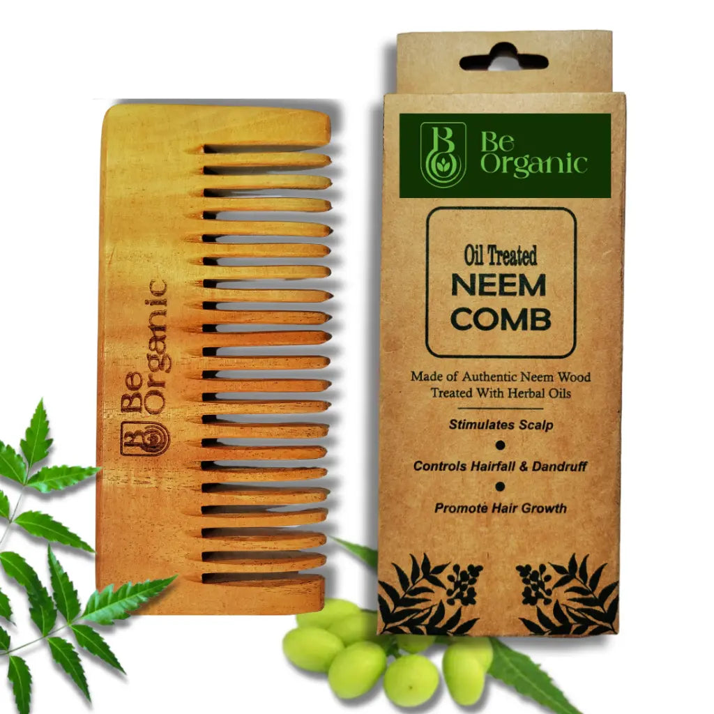 Neem Wood  Comb for Hair After Shampoo Comb Be Organic