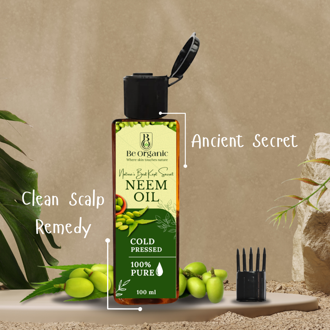neem oil for dandruff | Be Organic