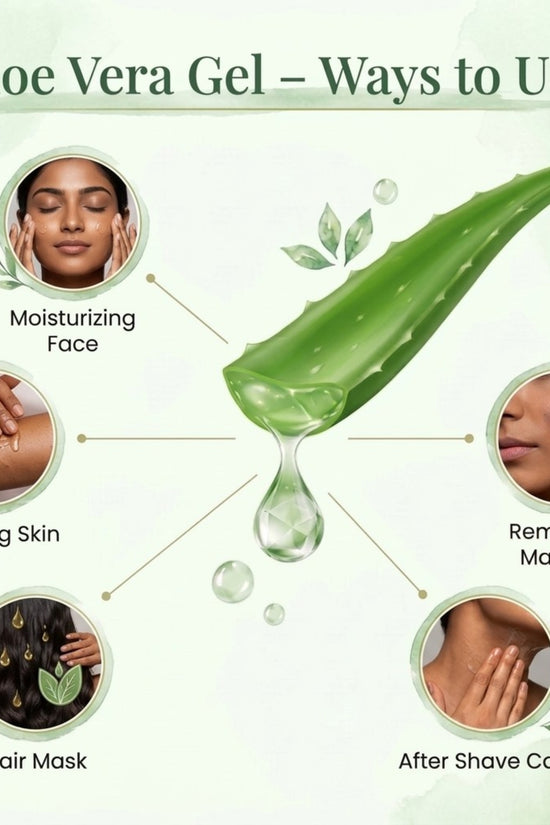 Be Organic 100% Pure Aloe Vera Gel for Skin & Hair - Hydrating & Soothing (250g)