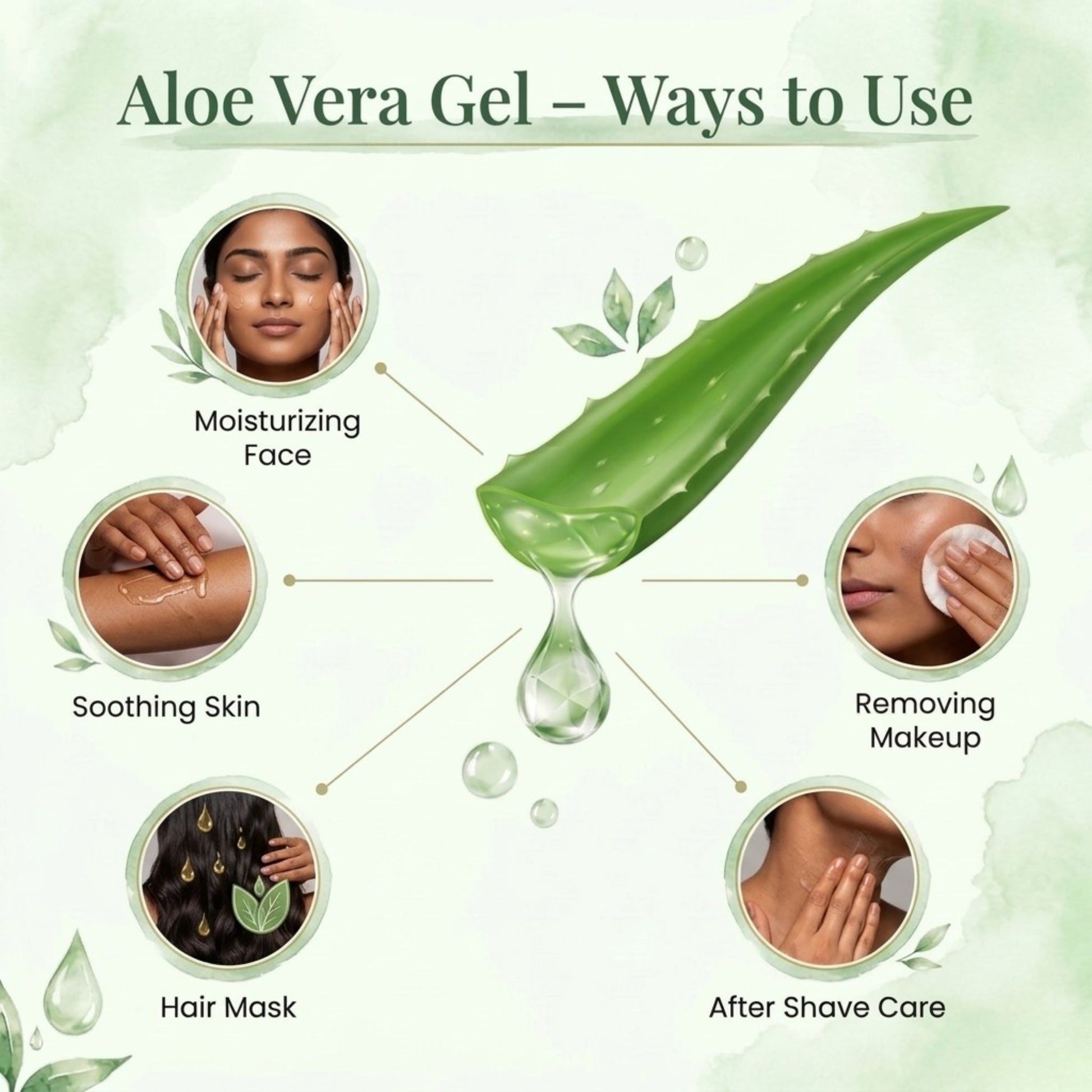 Be Organic 100% Pure Aloe Vera Gel for Skin & Hair - Hydrating & Soothing (250g)