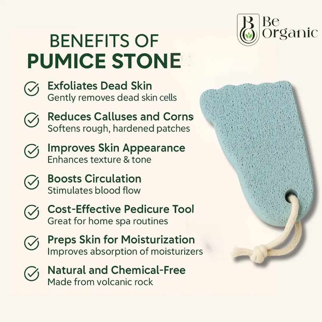 Volcanic pumice stone for foot care and smooth skin, suitable for daily use