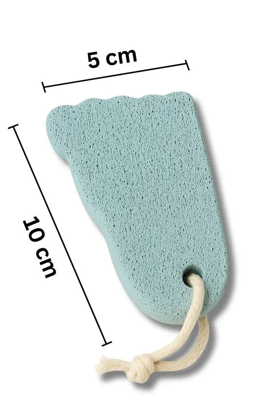 Spa-quality pumice stone for home pedicure, smoothens feet and removes rough skin