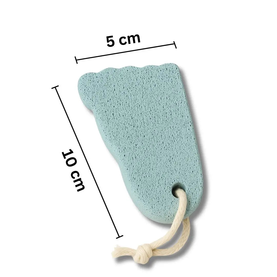 Spa-quality pumice stone for home pedicure, smoothens feet and removes rough skin